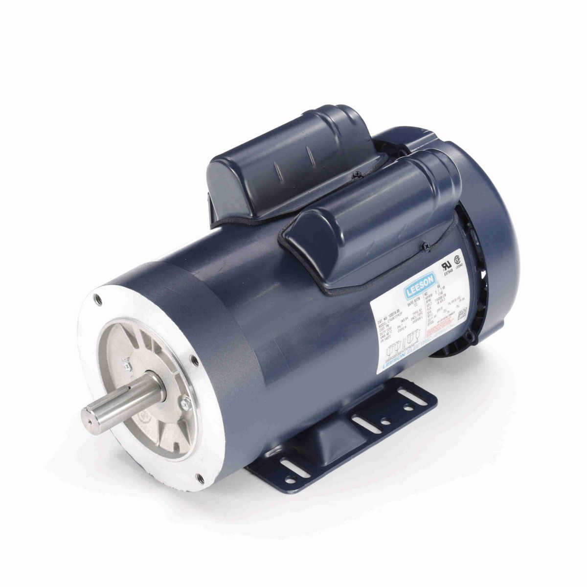 LEESON General Purpose Motor, 2 HP, 1 Ph, 60 Hz, 115/230 V, 1800 RPM, 145TC Frame, TEFC - 120274.00