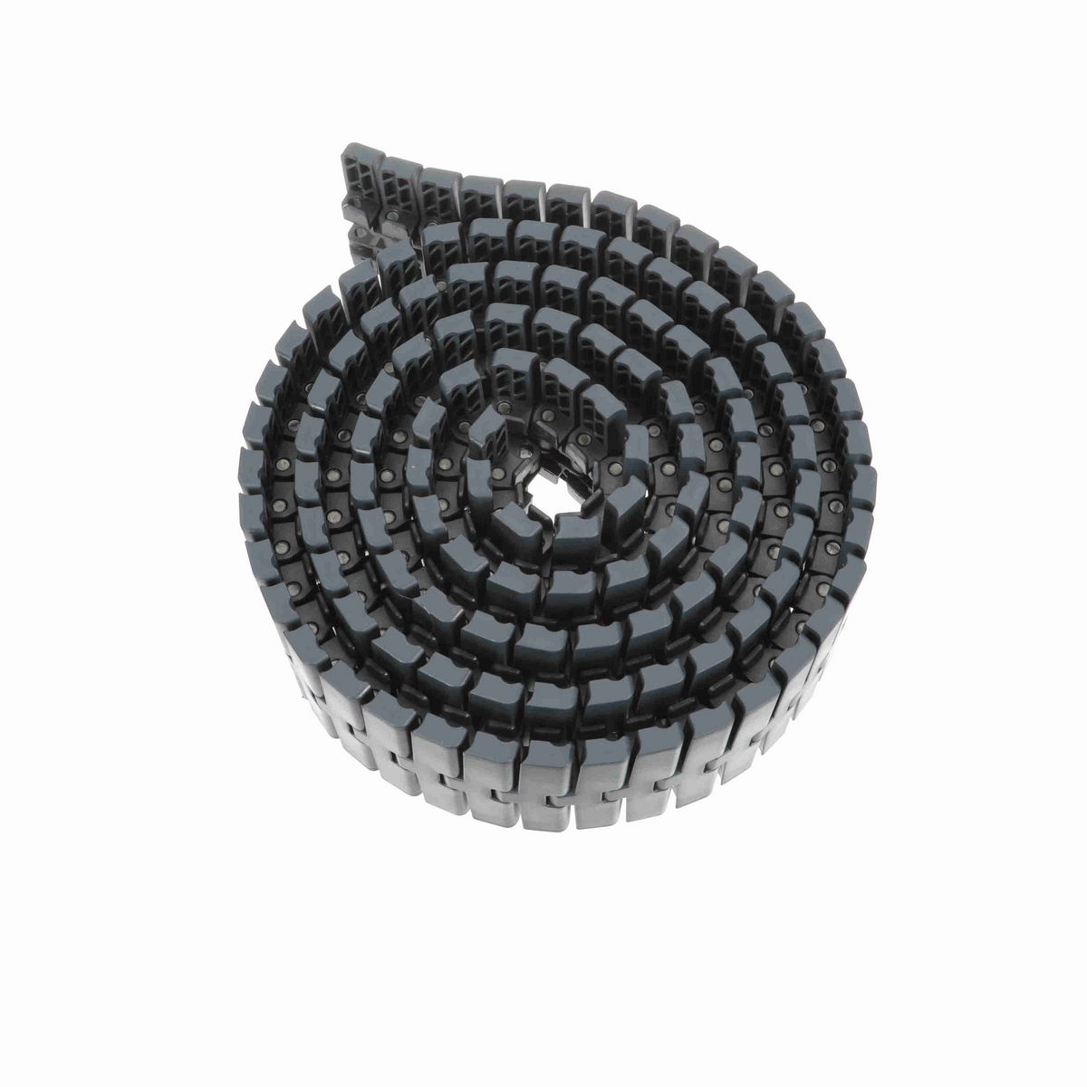 System Plast 2251FT-TAB Side-flexing Solid Top, Material: NG evo (Gray Blue), Width: 4.5in, Pitch: 1in - NGE2251FT-TAB-K450