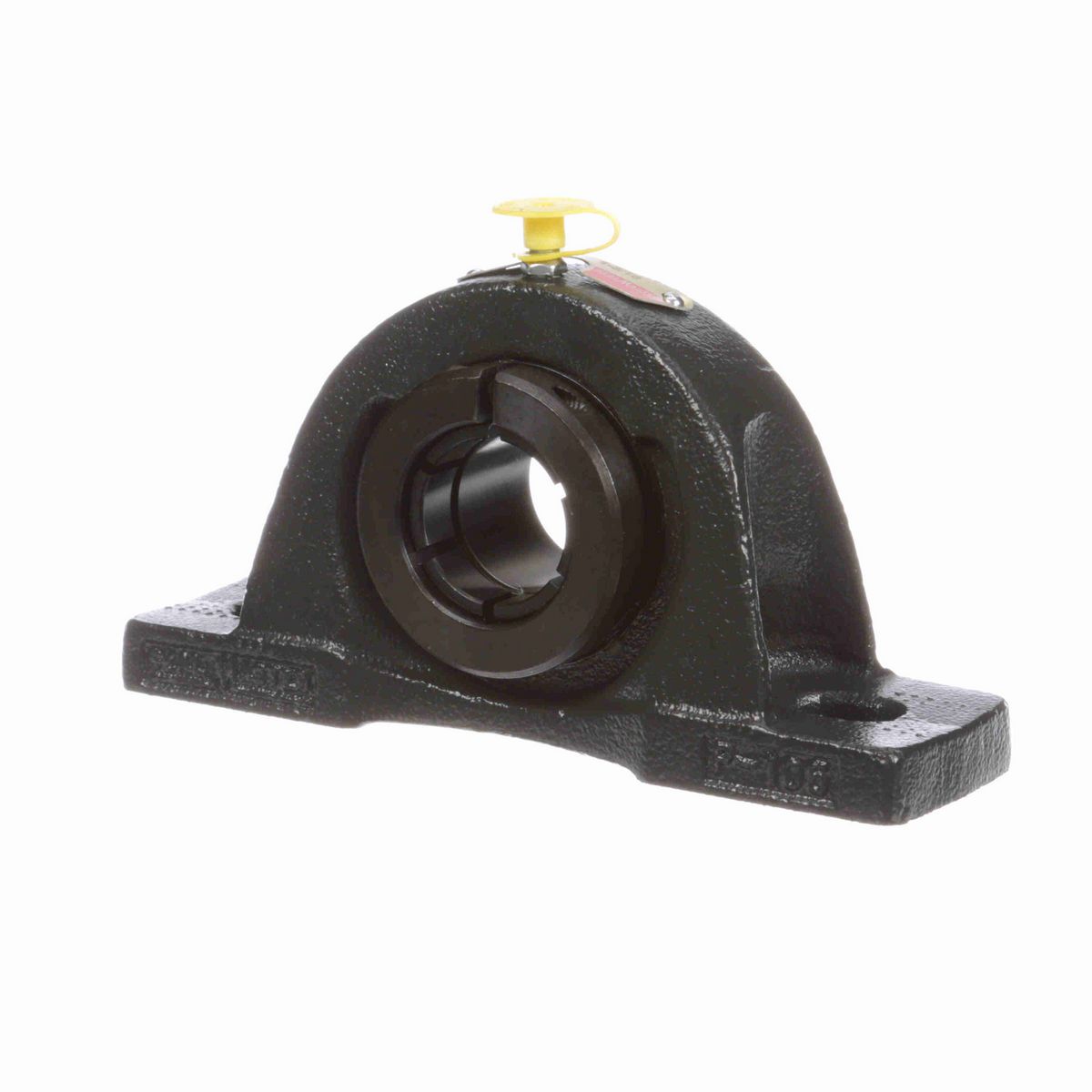 Sealmaster Mounted Cast Iron Two Bolt Pillow Block Ball Bearing - 52100 Bearing Steel, Black Oxided - Concentric Lock - NP-19T