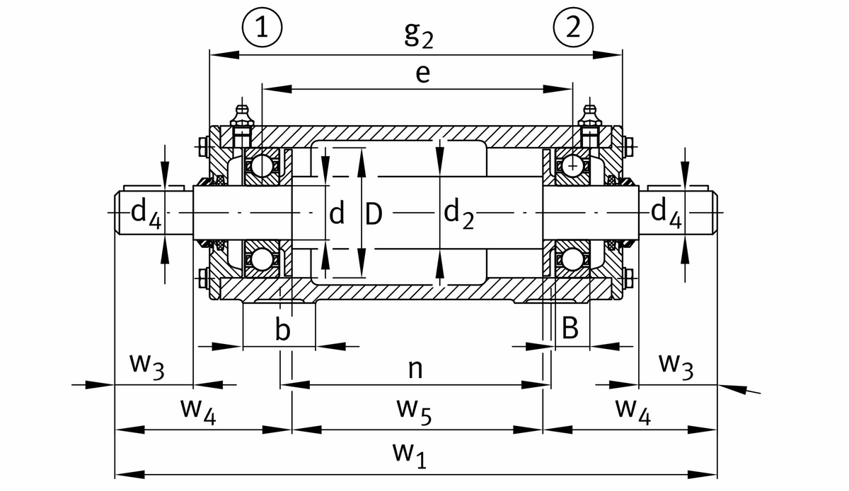 Узел стационарного корпуса FAG VRE305-A