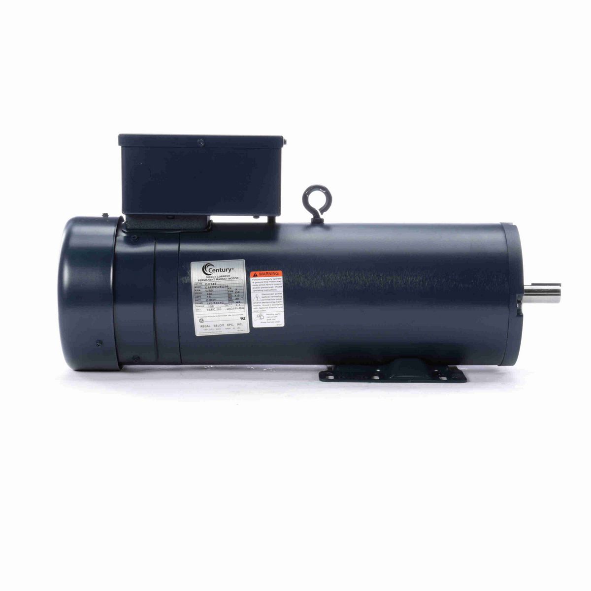 Century SCR Motor, 3 HP, 180 V, 1750 RPM, 145TC Frame, TEFC - DC144