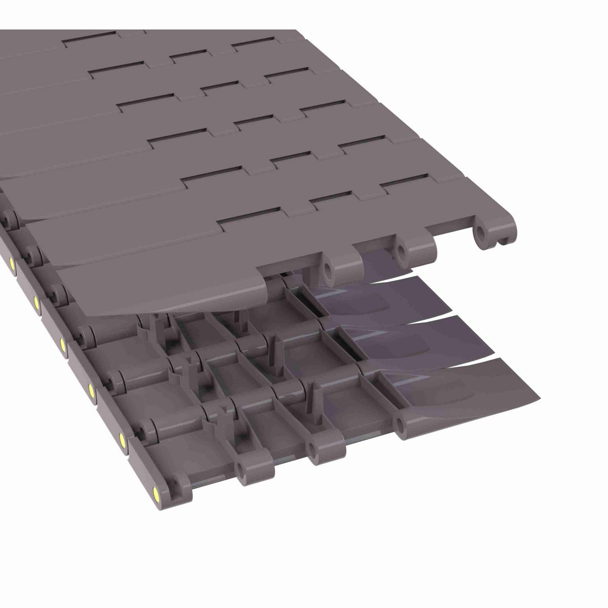 Rexnord 5705DTS Straight Running DTS®, Material: Brown High Performance, Width: 4.5in, Pitch: 1.5in - 81421381