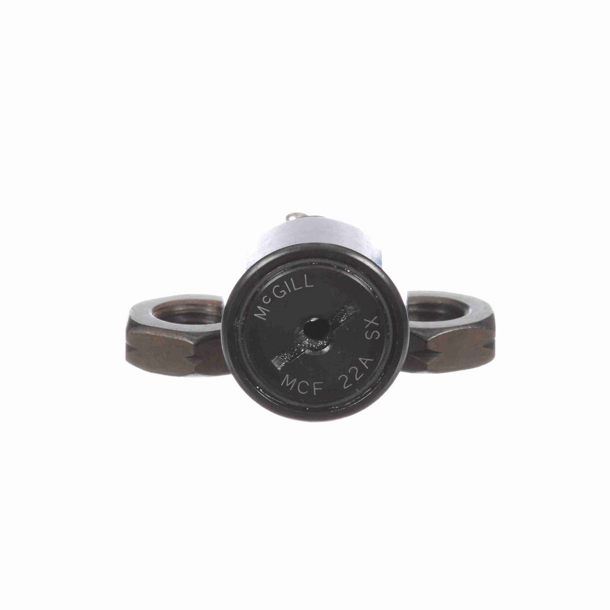 Опорный ролик с цапфой McGill CAMROL MCF 22A SX, цилиндрический, с уплотнением, со шлицем под отвёртку, метрический