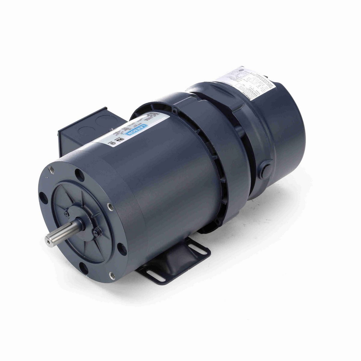 LEESON Brake Motor, 0.75 HP, 3 Ph, 60 Hz, 230/460 V, 1800 RPM, 56C Frame, TEFC - 114155.00