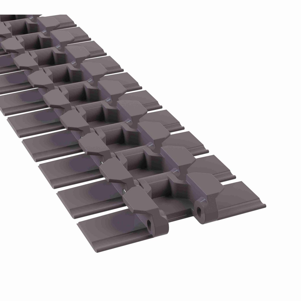 Rexnord 880TAB RubberTop® Side-flexing RubberTop®, Material: Brown High Performance, Width: 4.5in, Pitch: 1.5in - 81434672