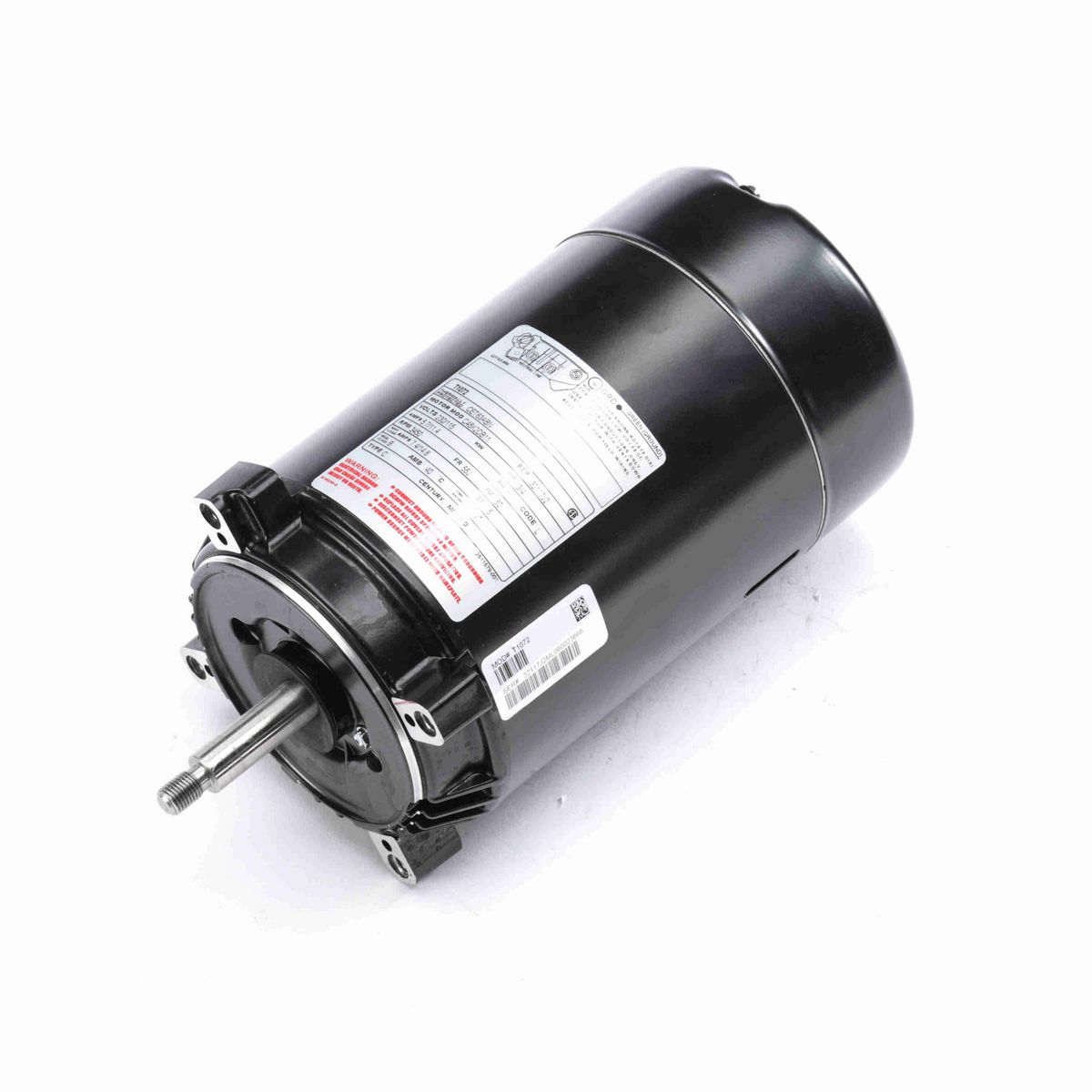 Century Jet Pump Motor, 3/4 HP, 1 Ph, 60 Hz, 230/115 V, 3600 RPM, 56J Frame, ODP - T1072