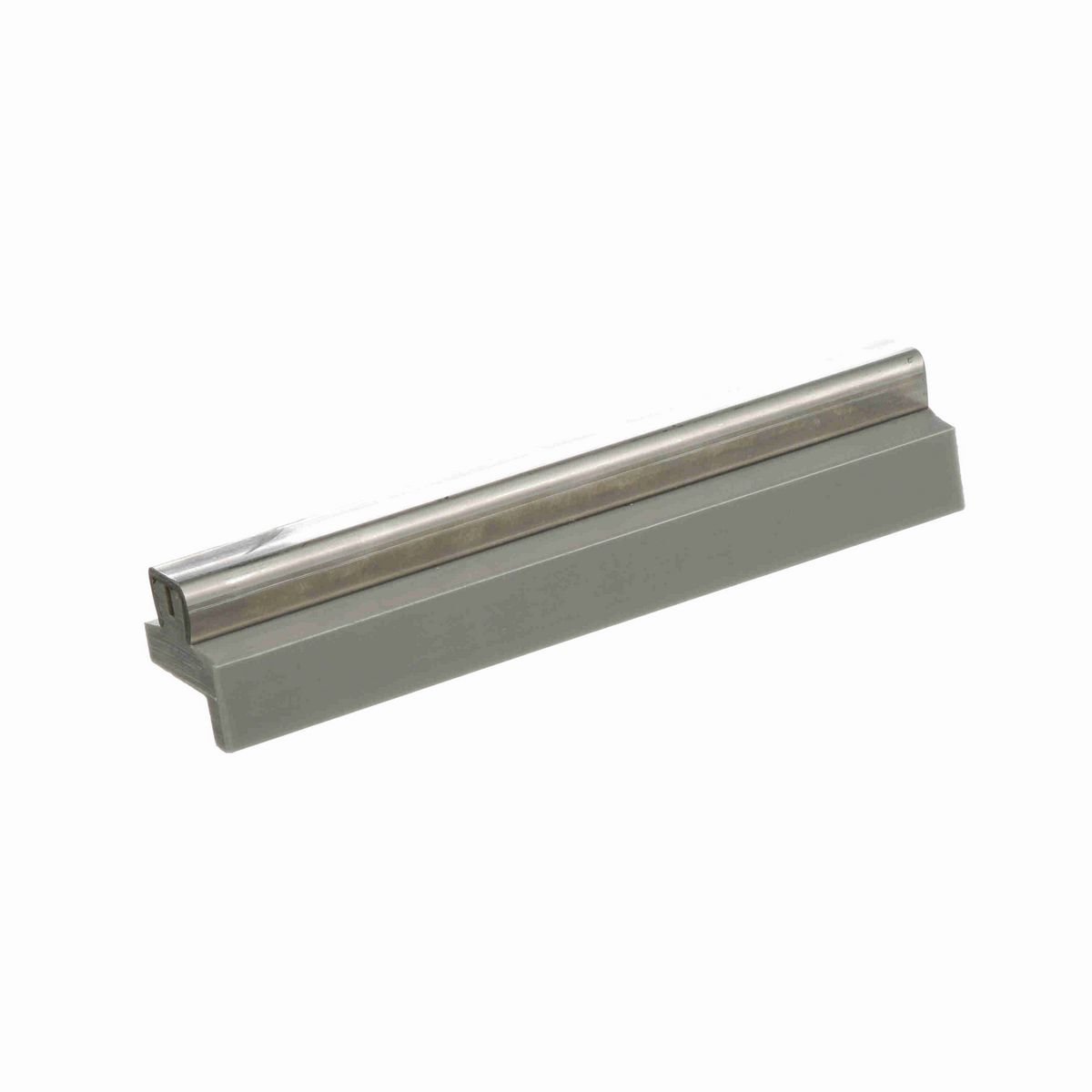 System Plast Ell Tee Guide Rail: 1.25"W X 1.21"H X 120"L Grey Nolu-S - VG-SSLT-1.0X.38-NS-10