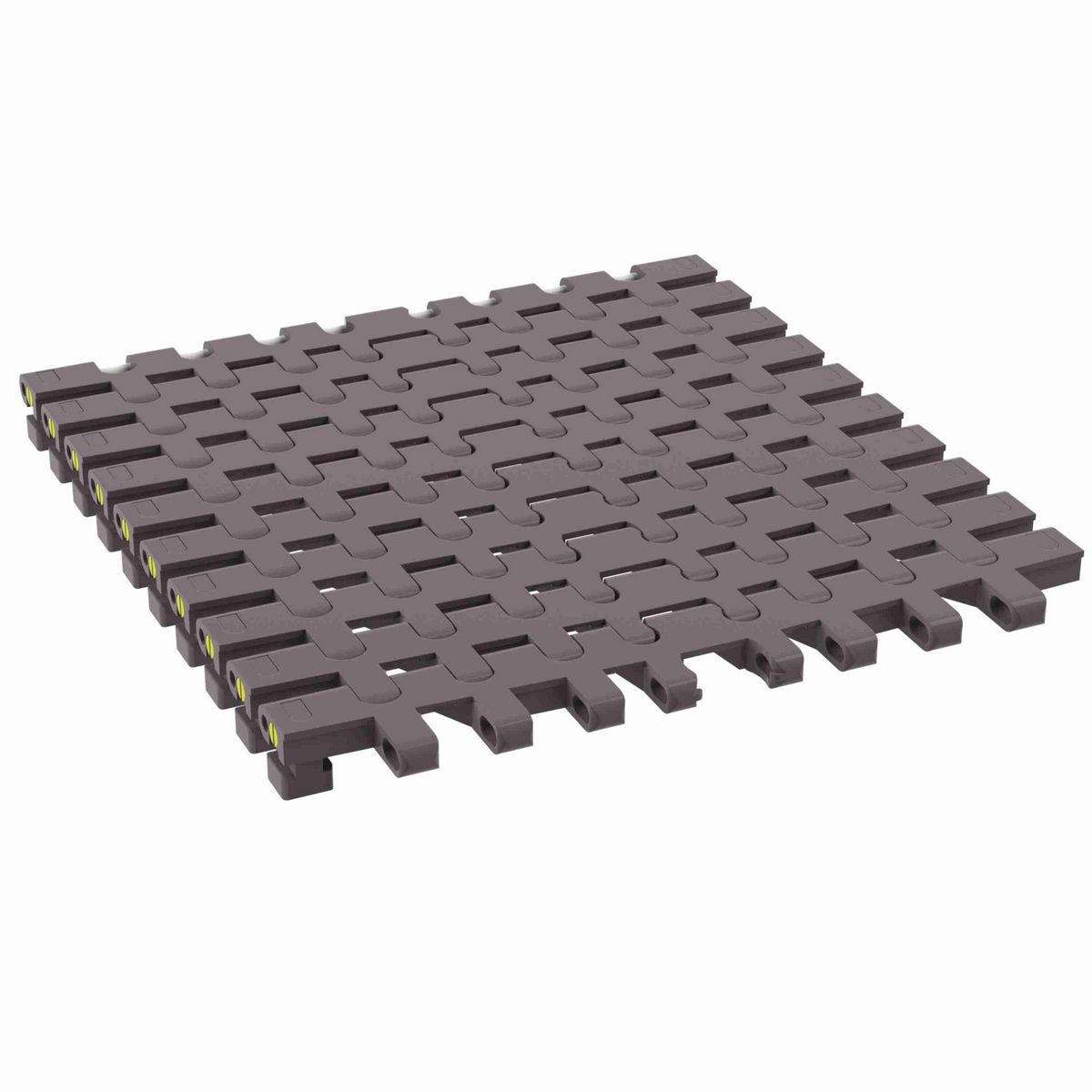 Rexnord 7956GT Side-flexing Flush Grid, Material: Brown High Performance, Width: 12in, Pitch: 1.25in - 10324701