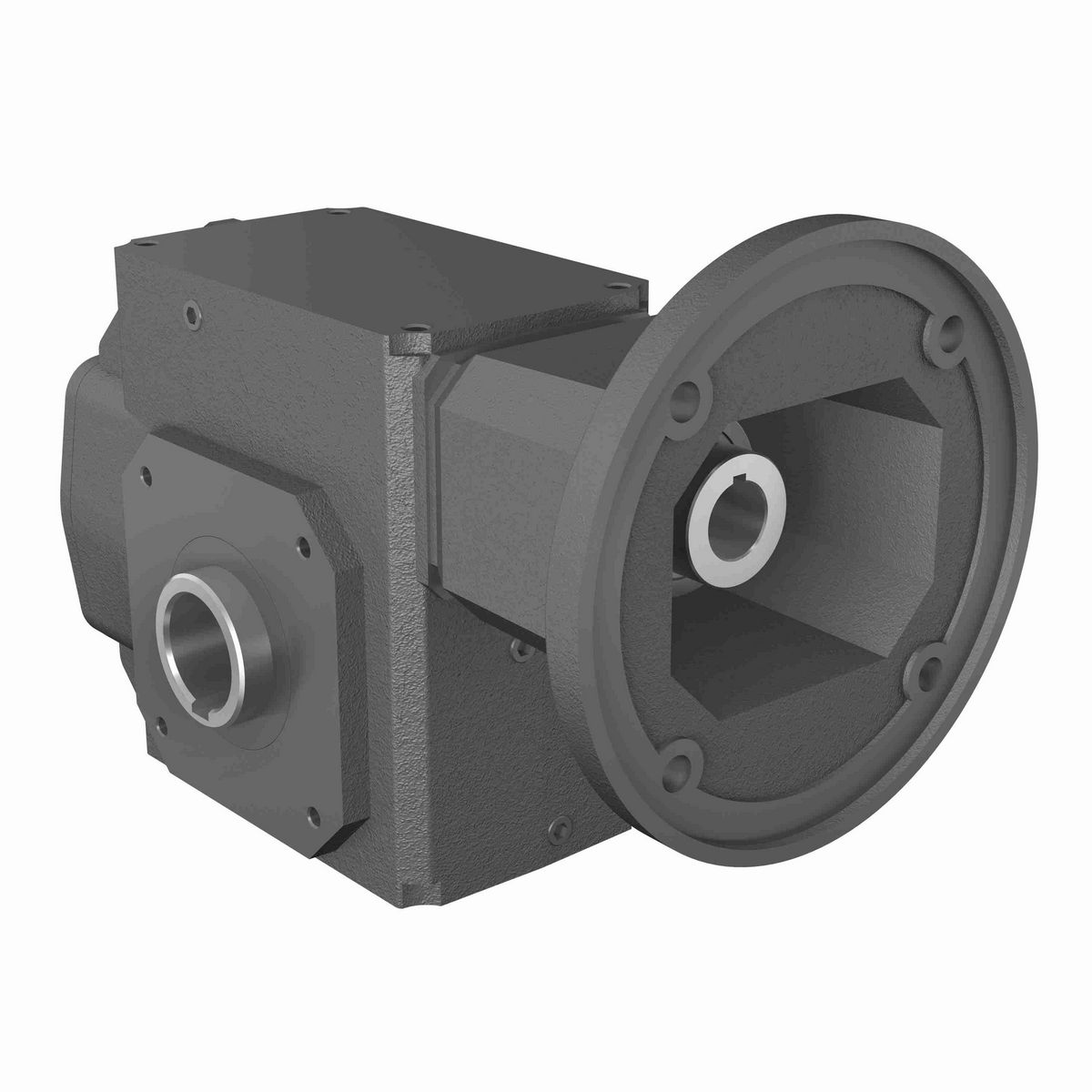 Hub City HERA Gear Reducer HERA Cast Iron Helical-Hypoid Reducer - HERA55PS 58.92 182TC 1.938