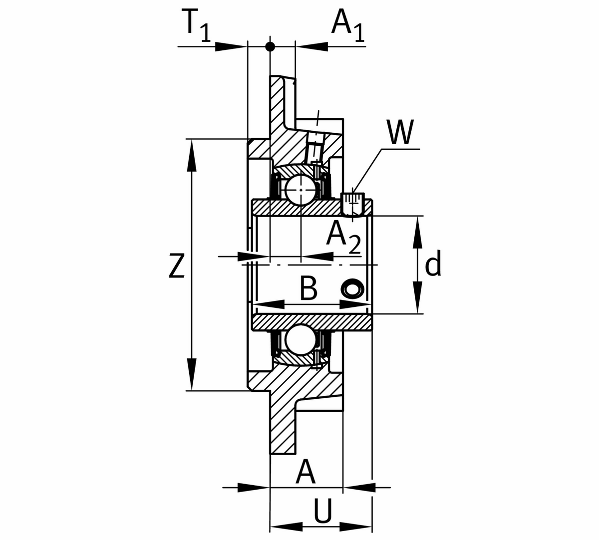 Фланцевый корпус FAG UCFC215