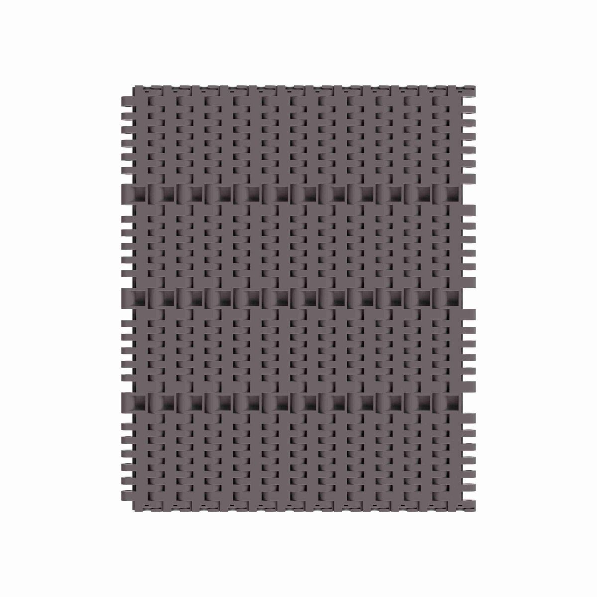 Rexnord 7705 Straight Running Solid Top, Material: Brown High Performance, Width: 15in, Pitch: 1in - 81416335