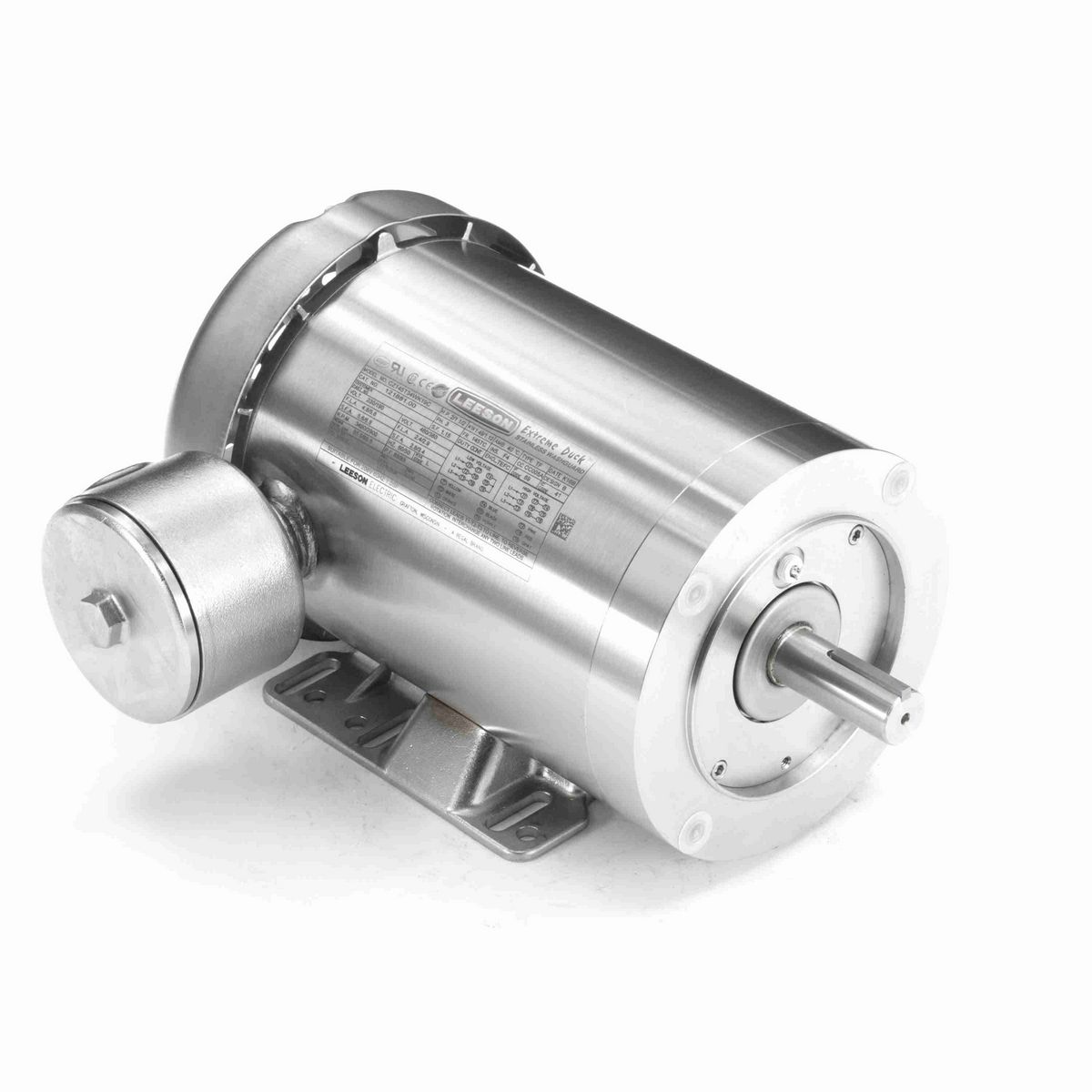 LEESON Extreme Duck® Ultra General Purpose Motor, 2 & 1.50 HP, 3 Ph, 60 & 50 Hz, 230/460 & 190/380 V, 3600 & 3000 RPM, 145TC Frame, TEFC - 121881.00