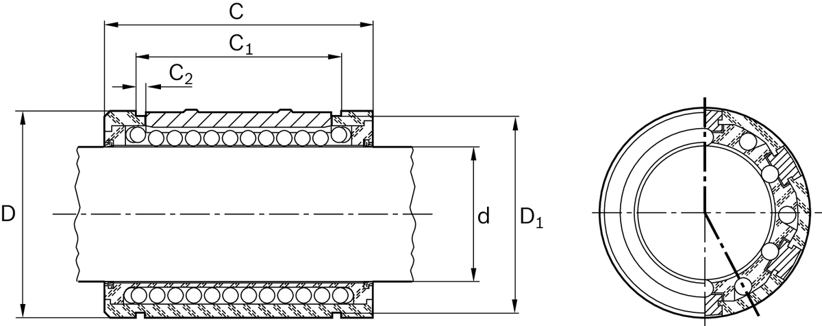 Суперлинейная втулка Bosch Rexroth KBB-10-D [R067211040]