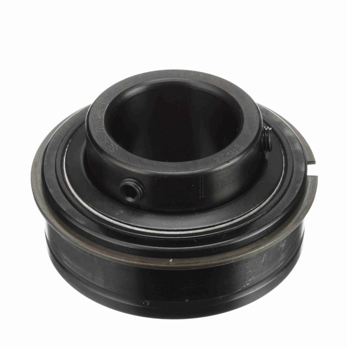 Sealmaster Mounted Insert Only Ball Bearing - 52100 Bearing Steel, Black Oxided - Setscrew Lock - ER-24