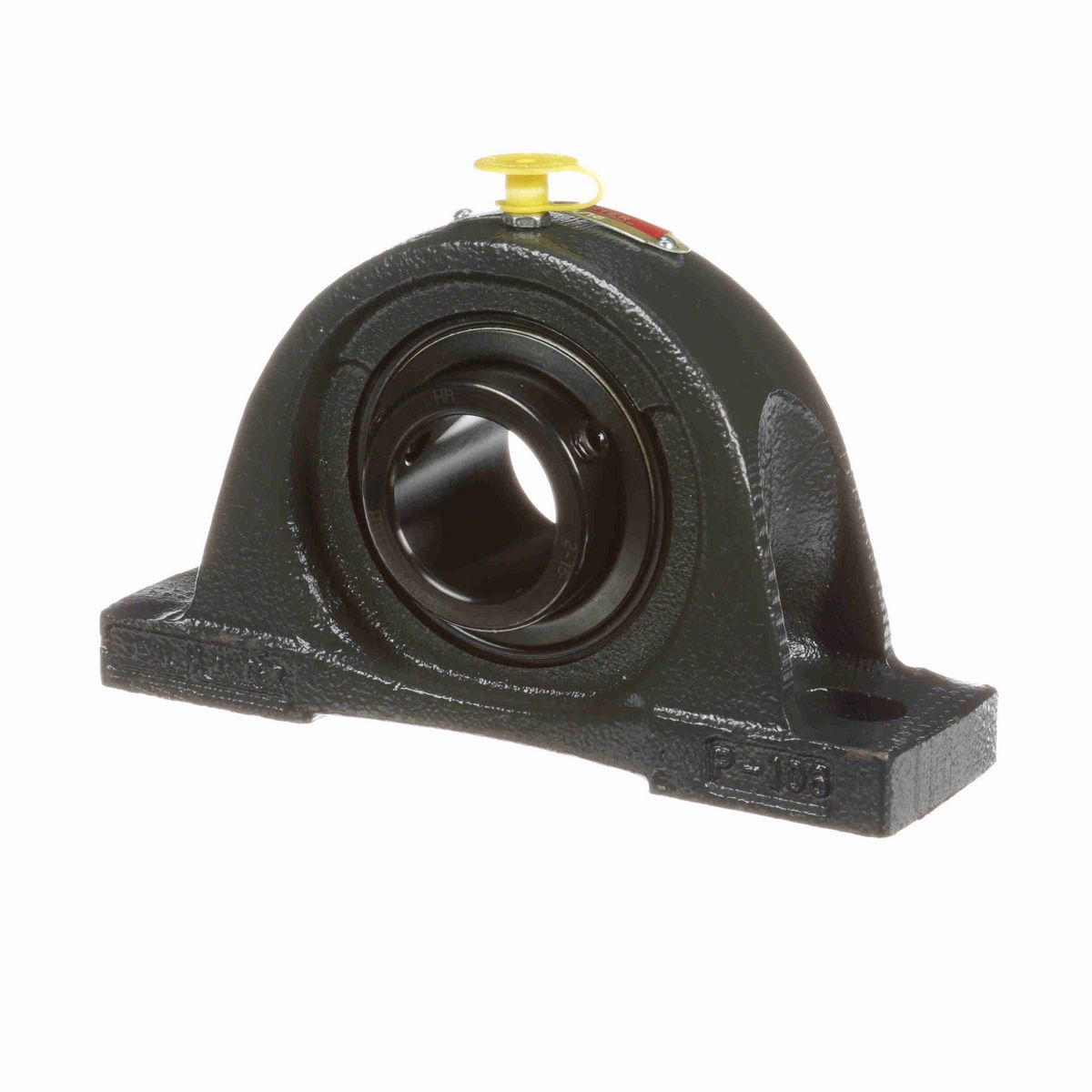 Sealmaster Mounted Cast Iron Two Bolt Pillow Block Ball Bearing - 52100 Bearing Steel, Black Oxided - Setscrew Lock - NP-21