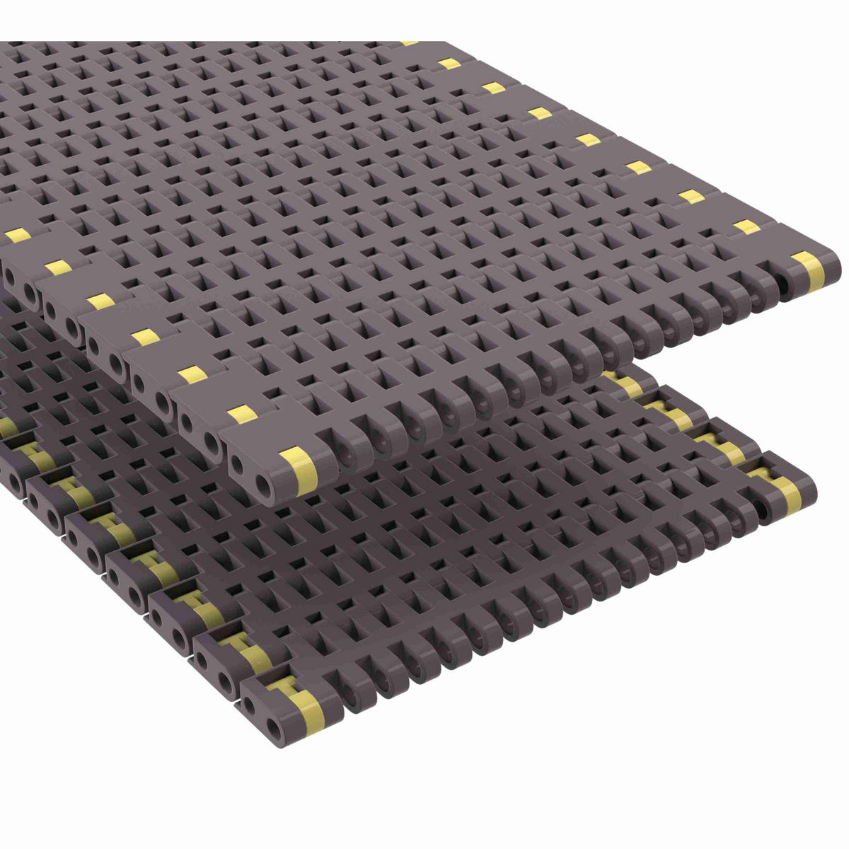 Rexnord 8506 Straight Running Flush Grid, Material: Brown High Performance, Width: 6in, Pitch: 0.75in - 81420871