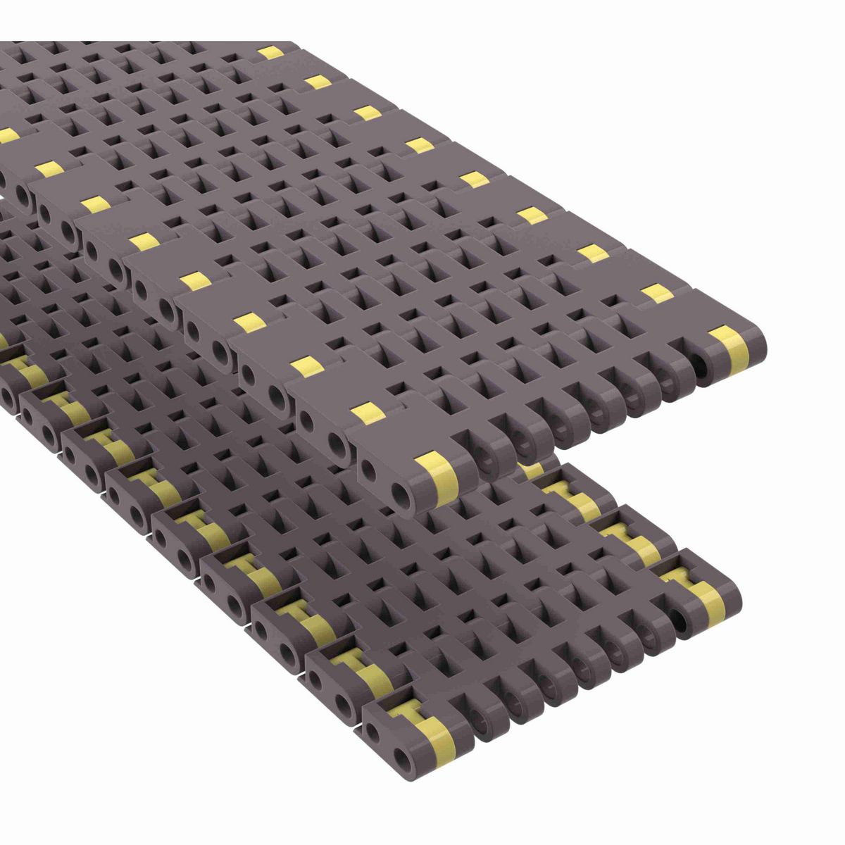 Rexnord 8506 Straight Running Flush Grid, Material: Brown High Performance, Width: 3.25in, Pitch: 0.75in - 81418541