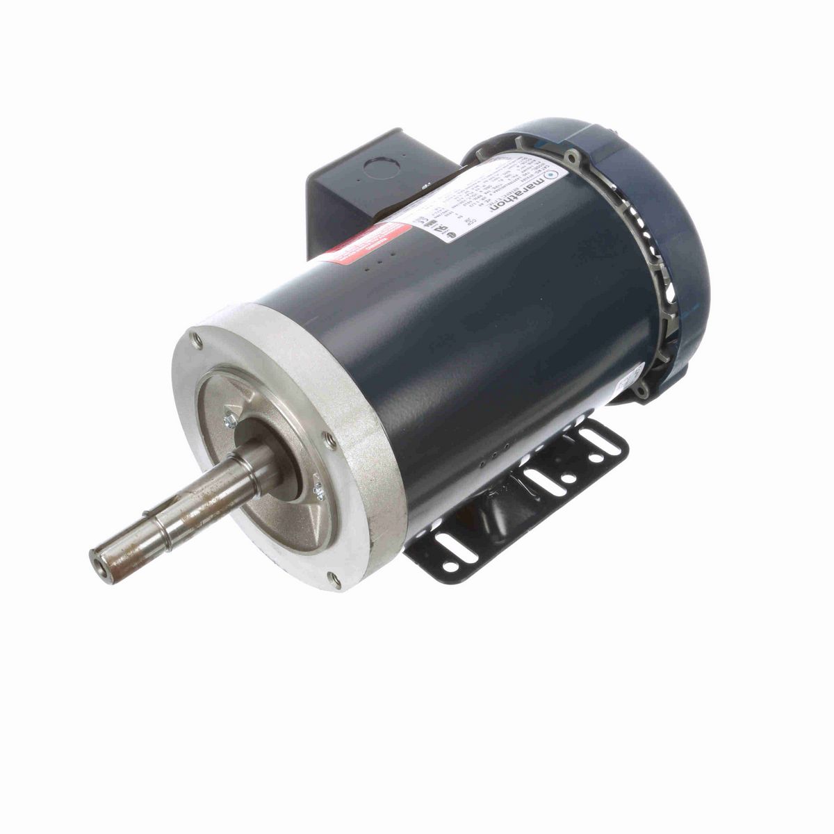LEESON Close-Coupled Pump Motor, 1.50 & 1 HP, 3 Ph, 60 & 50 Hz, 230/460 & 190/380 V, 3600 & 3000 RPM, 143JM Frame, TEFC - GT3103
