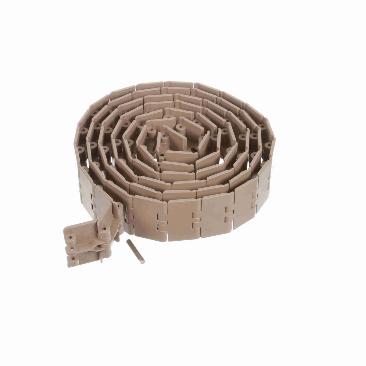 System Plast 820 Straight Running Solid Top, Material: Tan Low Friction, Width: 2.5in, Pitch: 1.5in - LF820-K250