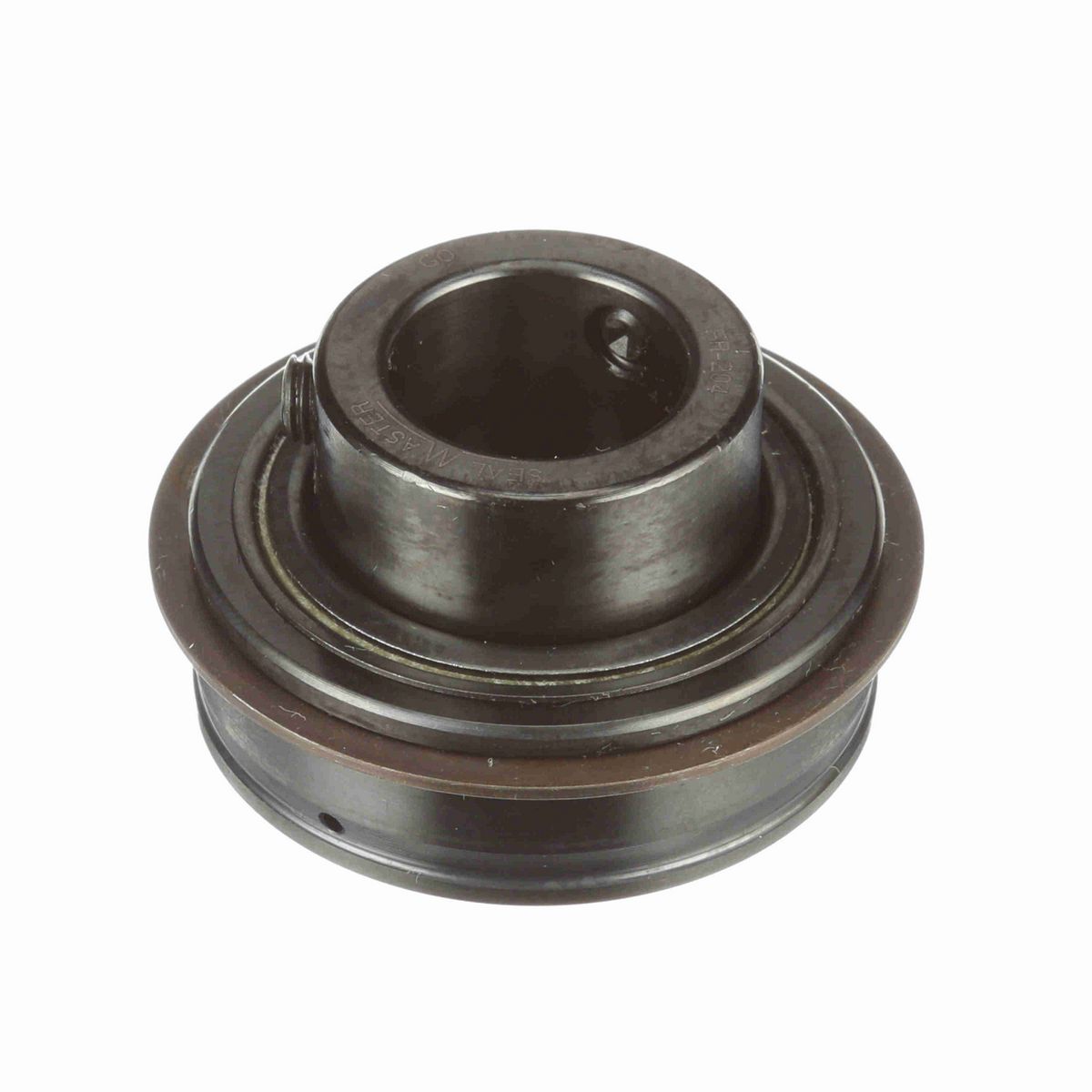 Sealmaster Mounted Insert Only Ball Bearing - 52100 Bearing Steel, Black Oxided - Setscrew Lock - ER-204