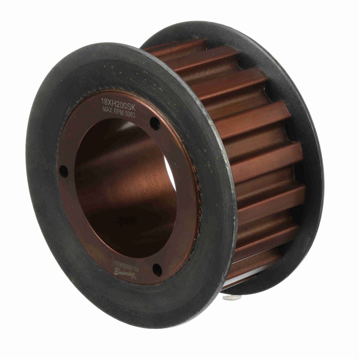 Browning Steel Bushed Bore Gearbelt Pulley - 18XH200SK
