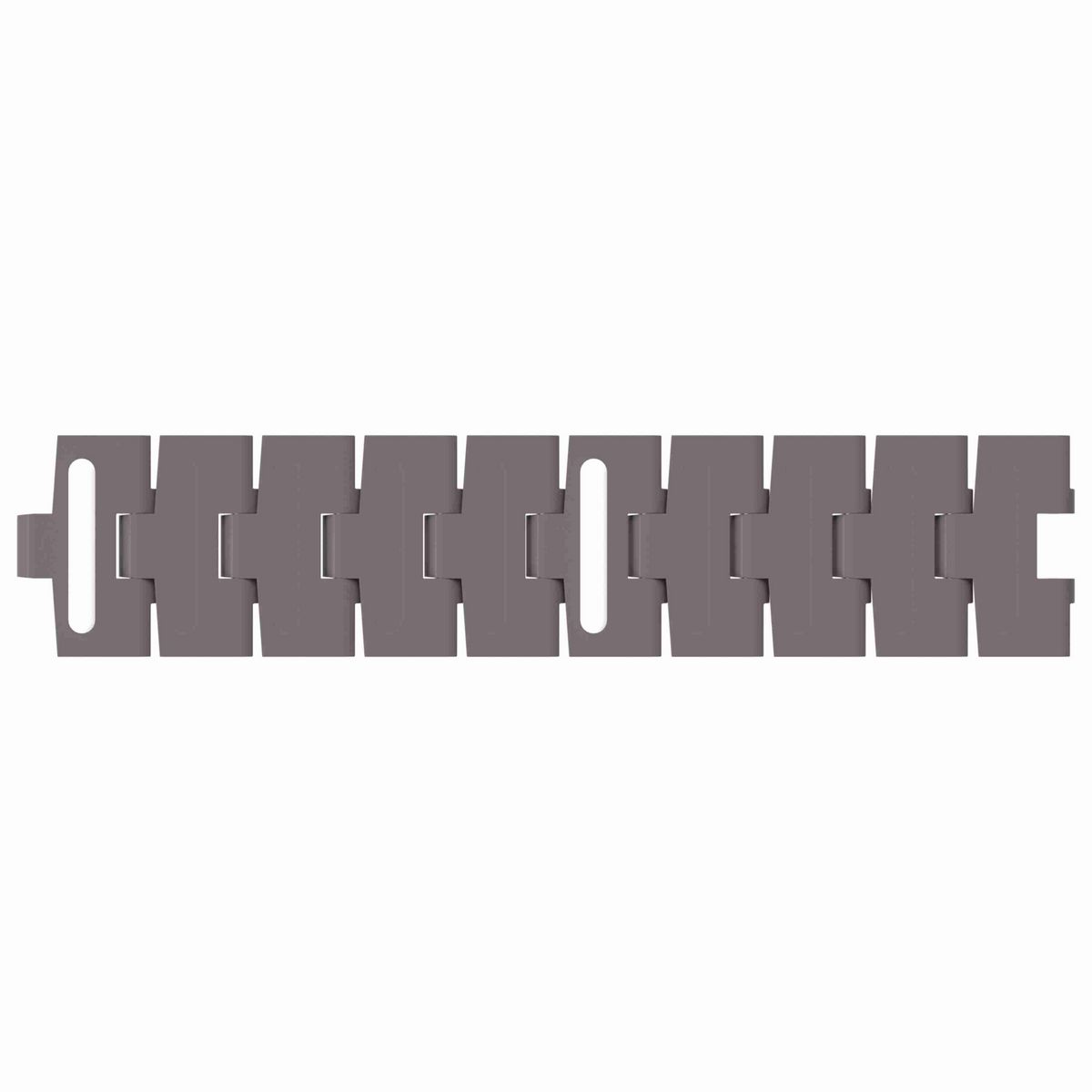 Rexnord 880TAB RubberTop® Side-flexing RubberTop®, Material: Brown High Performance, Width: 3.25in, Pitch: 1.5in - 81415941