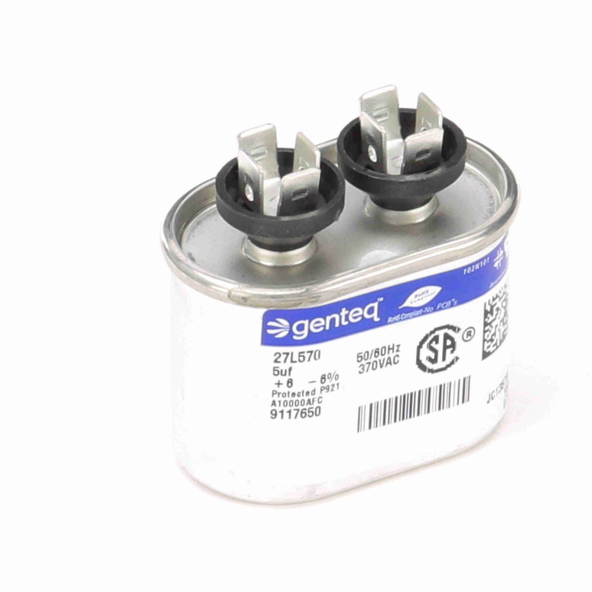 LEESON RUN CAP 5 MFD 370 VOLT - A373