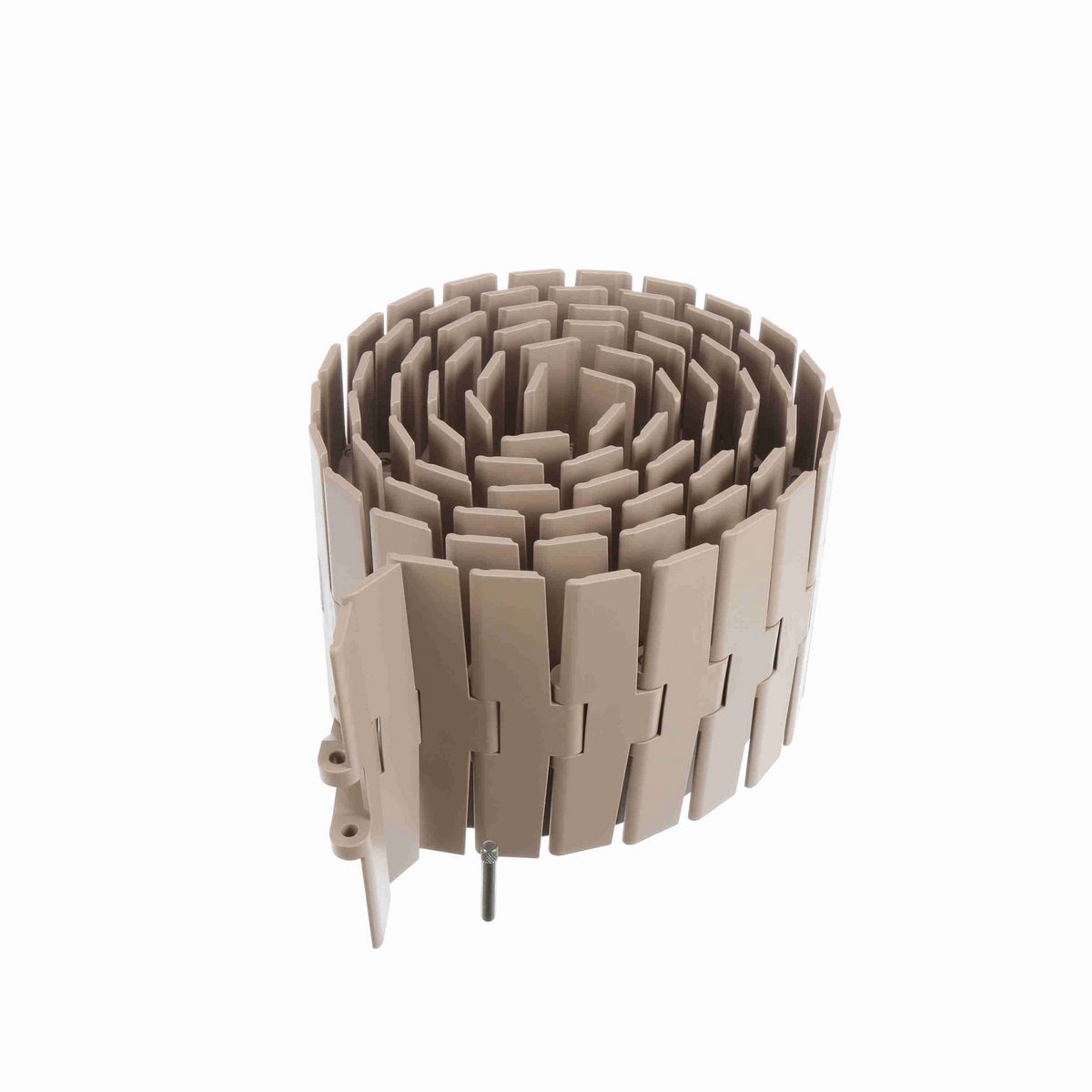 System Plast 882M Side-flexing Solid Top, Material: Tan Low Friction, Width: 7.5in, Pitch: 1.5in - LF882M-K750