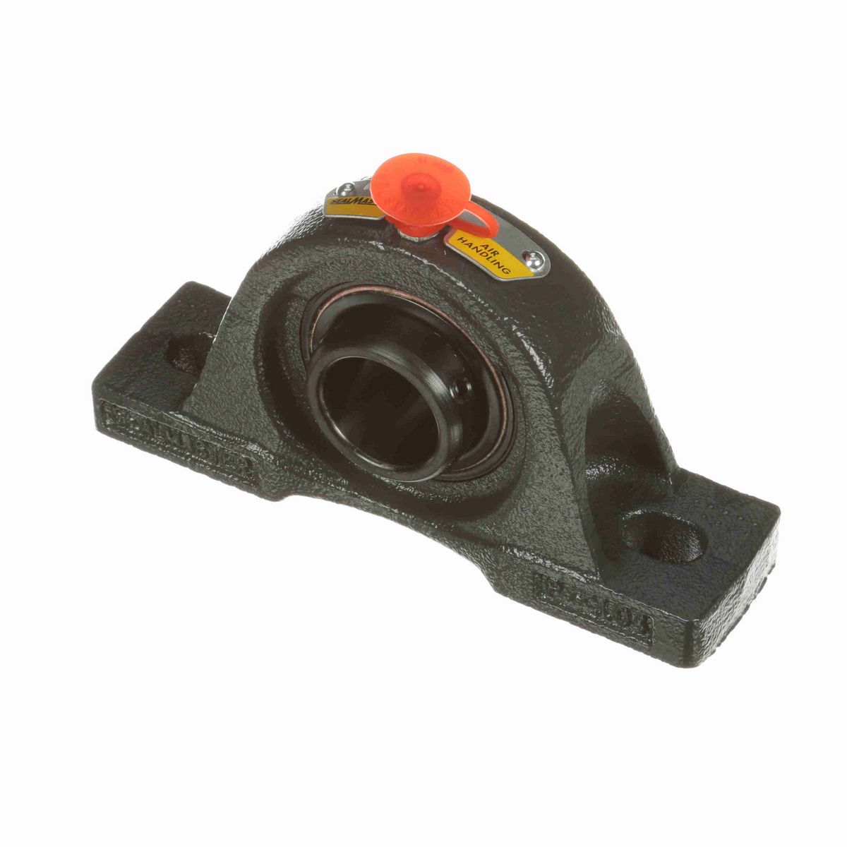 Sealmaster Mounted Cast Iron Two Bolt Pillow Block Ball Bearing - 52100 Bearing Steel, Black Oxided - Setscrew Lock - High Temperature - NP-16 HT