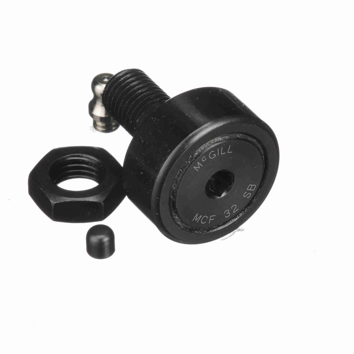 Опорный ролик с цапфой McGill CAMROL MCF 32 SB, бочкообразный, с уплотнением, с шестигранным отверстием, метрический