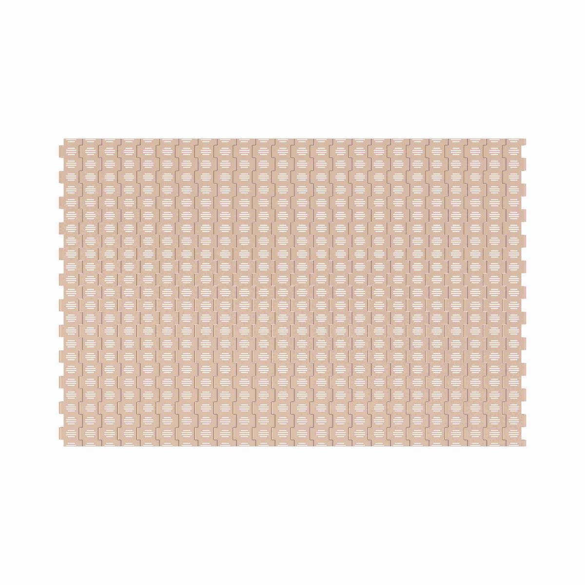 Rexnord 4706 Straight Running Flush Grid, Material: Tan Low Friction, Width: 12in, Pitch: 1.5in - LF4706-12