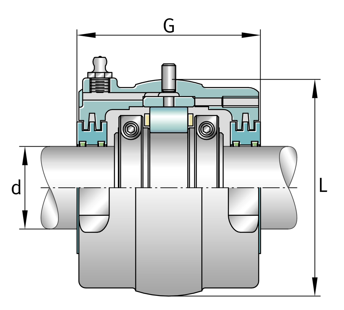 Узел стационарного корпуса FAG S1BCH-105MM-FL