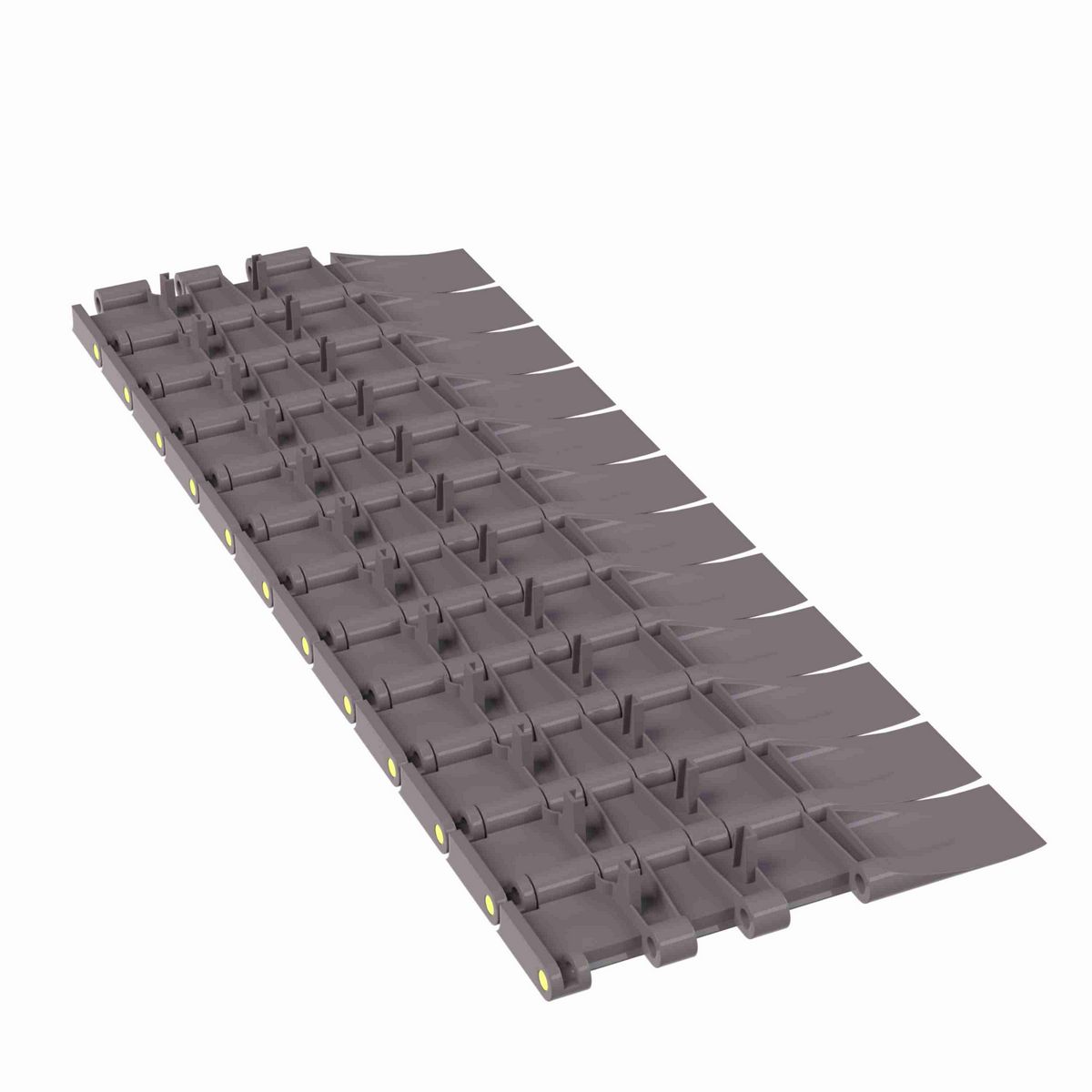 Rexnord 5705DTS Straight Running DTS®, Material: Brown High Performance, Width: 4.5in, Pitch: 1.5in - 81421381