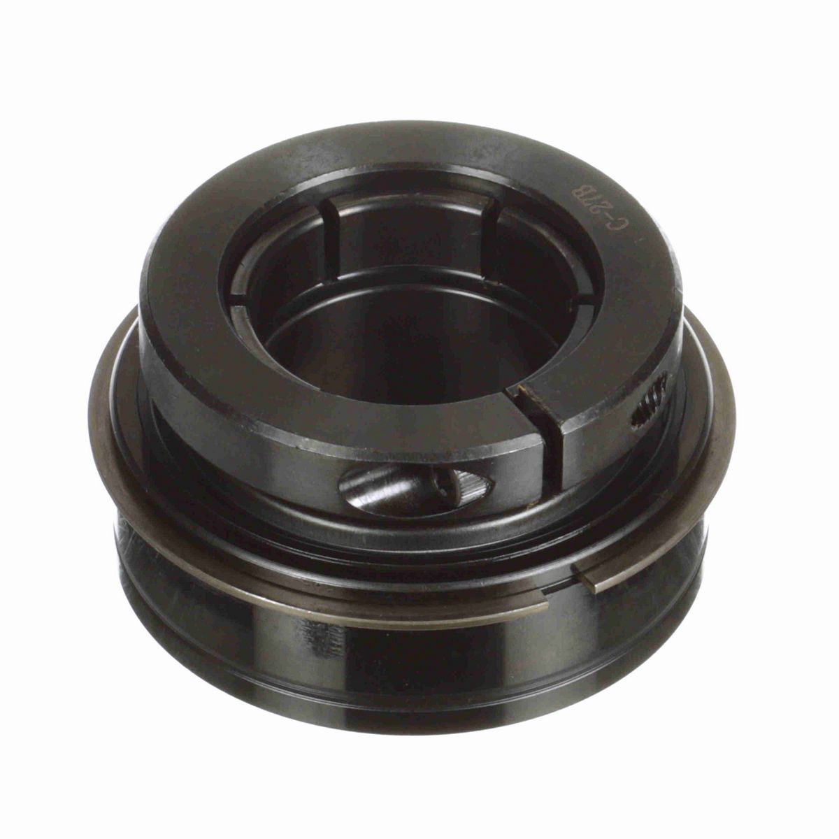 Sealmaster Mounted Insert Only Ball Bearing - 52100 Bearing Steel, Black Oxided - Concentric Lock - ER-28TC