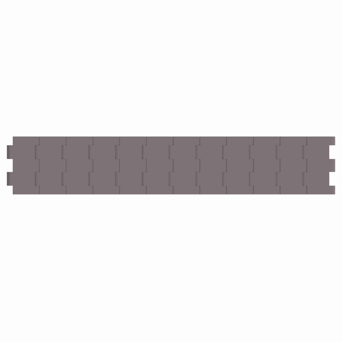 Rexnord 5705 Straight Running Solid Top, Material: Brown High Performance, Width: 3.25in, Pitch: 1.5in - 81416721