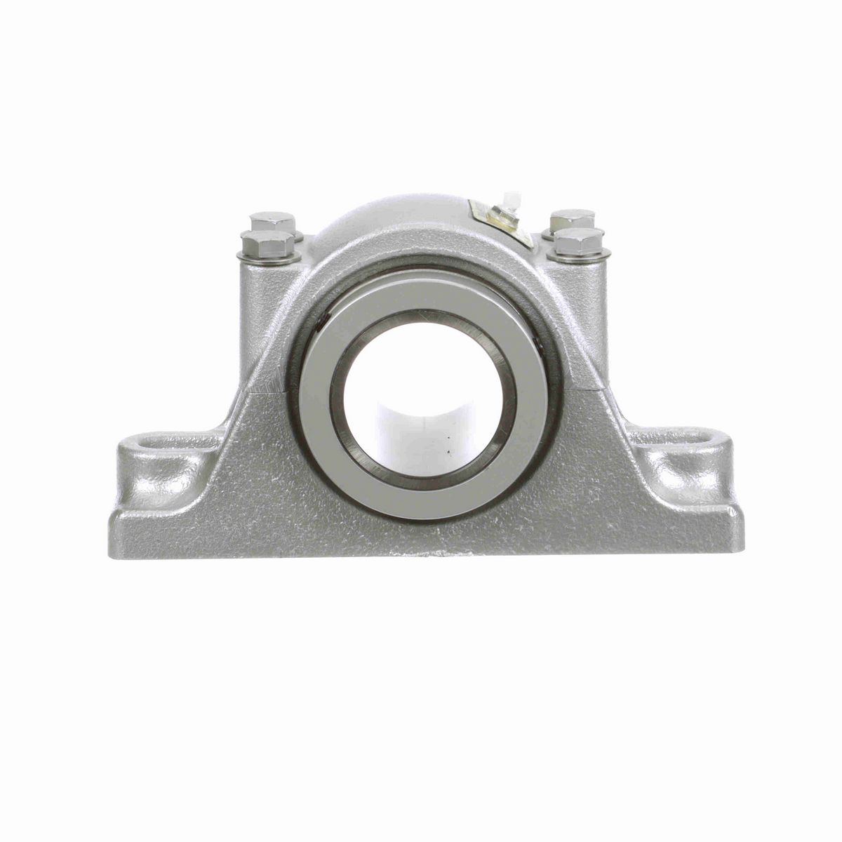 Sealmaster Mounted Flouropolymer Coated Cast Iron Two Bolt Pillow Block Tapered Roller - 52100 Bearing Steel - Double Collar Mount Lock - Corrosion Resistant - RPB 208-C2 CR
