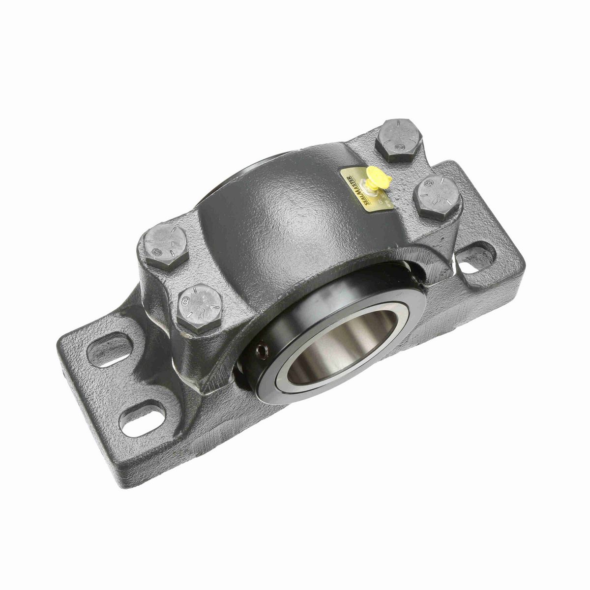 Sealmaster Mounted Cast Iron Four Bolt Pillow Block Tapered Roller - 52100 Bearing Steel - Double Collar Mount Lock - RPB 307-4