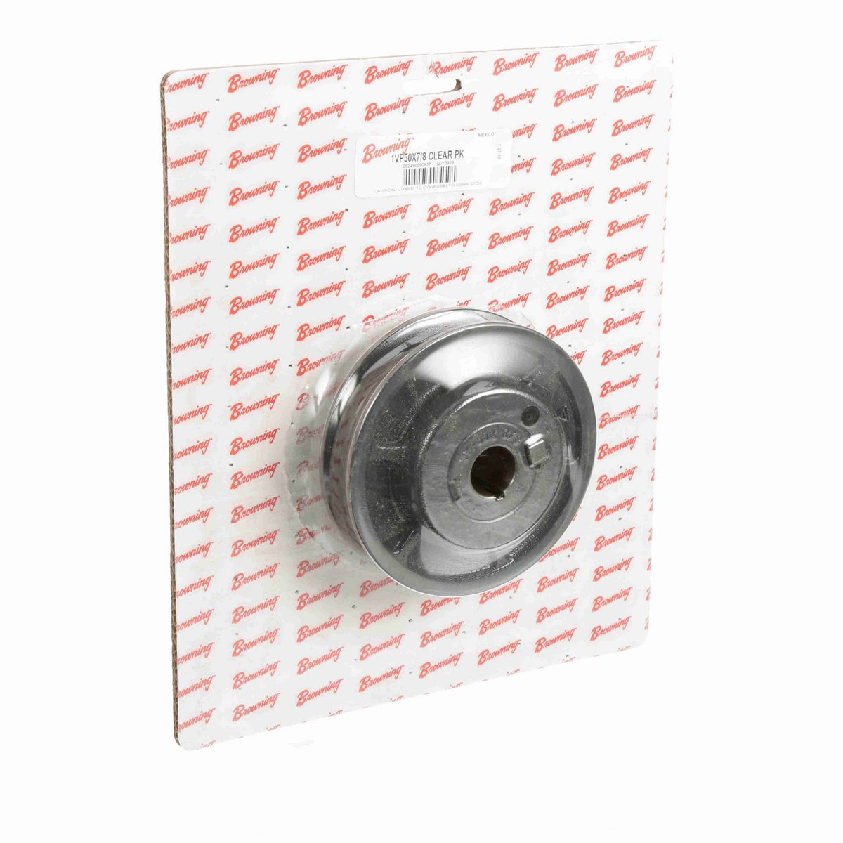 Browning 1 Groove Cast Iron Finish Bore FHP Variable Pitch Sheave Clear Pack - 1VP50X7/8 CLEAR PK