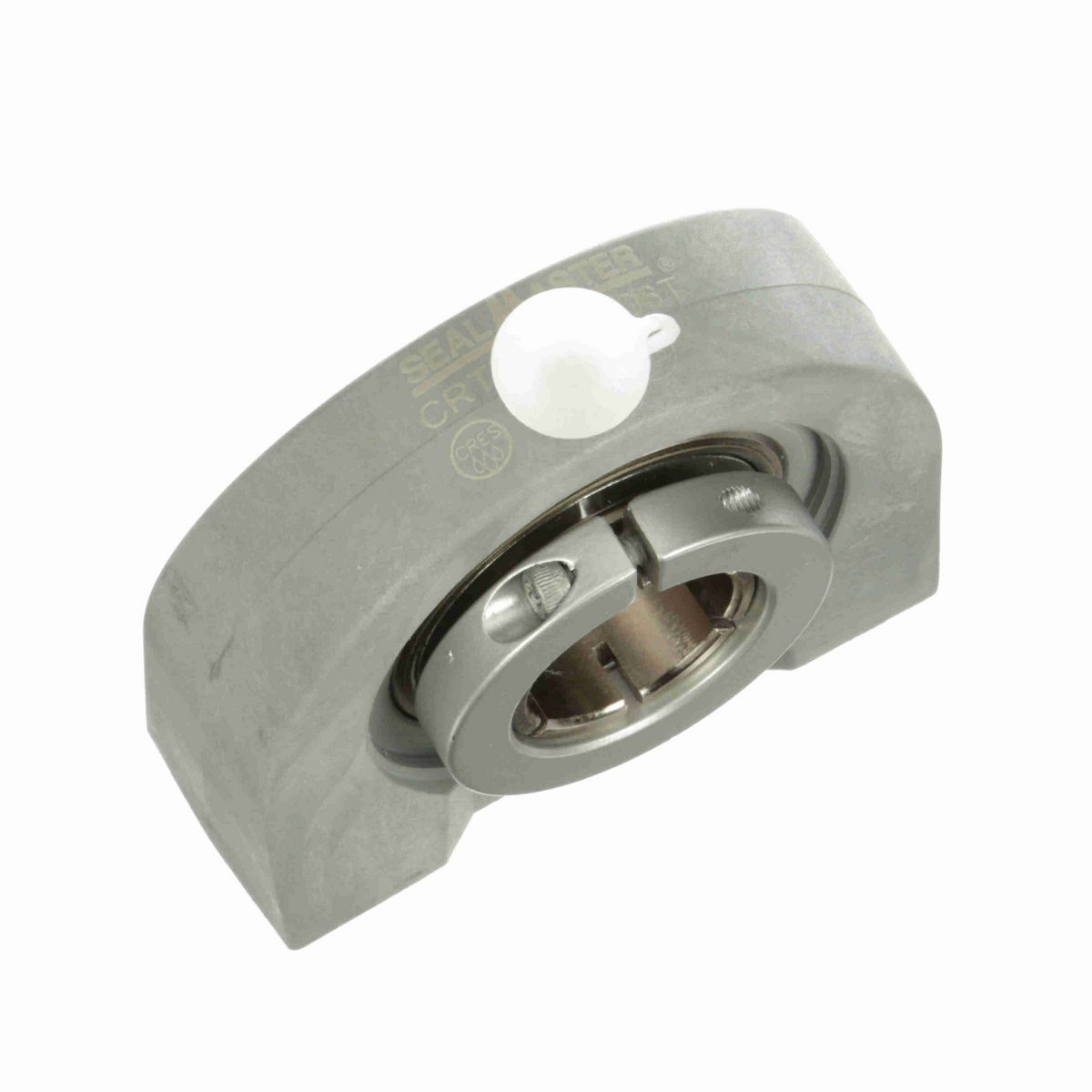 Sealmaster Mounted Composite Tapped Base Pillow Block Ball Bearing - 52100 Bearing Steel, Phosphorus Nickel Coated - Concentric Lock - Corrosion Resistant - CRTBC-PN206T