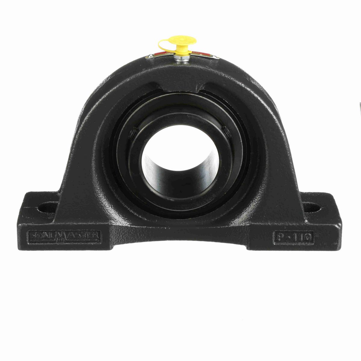 Sealmaster Mounted Cast Iron Two Bolt Pillow Block Ball Bearing - 52100 Bearing Steel, Black Oxided - Setscrew Lock - NP-32