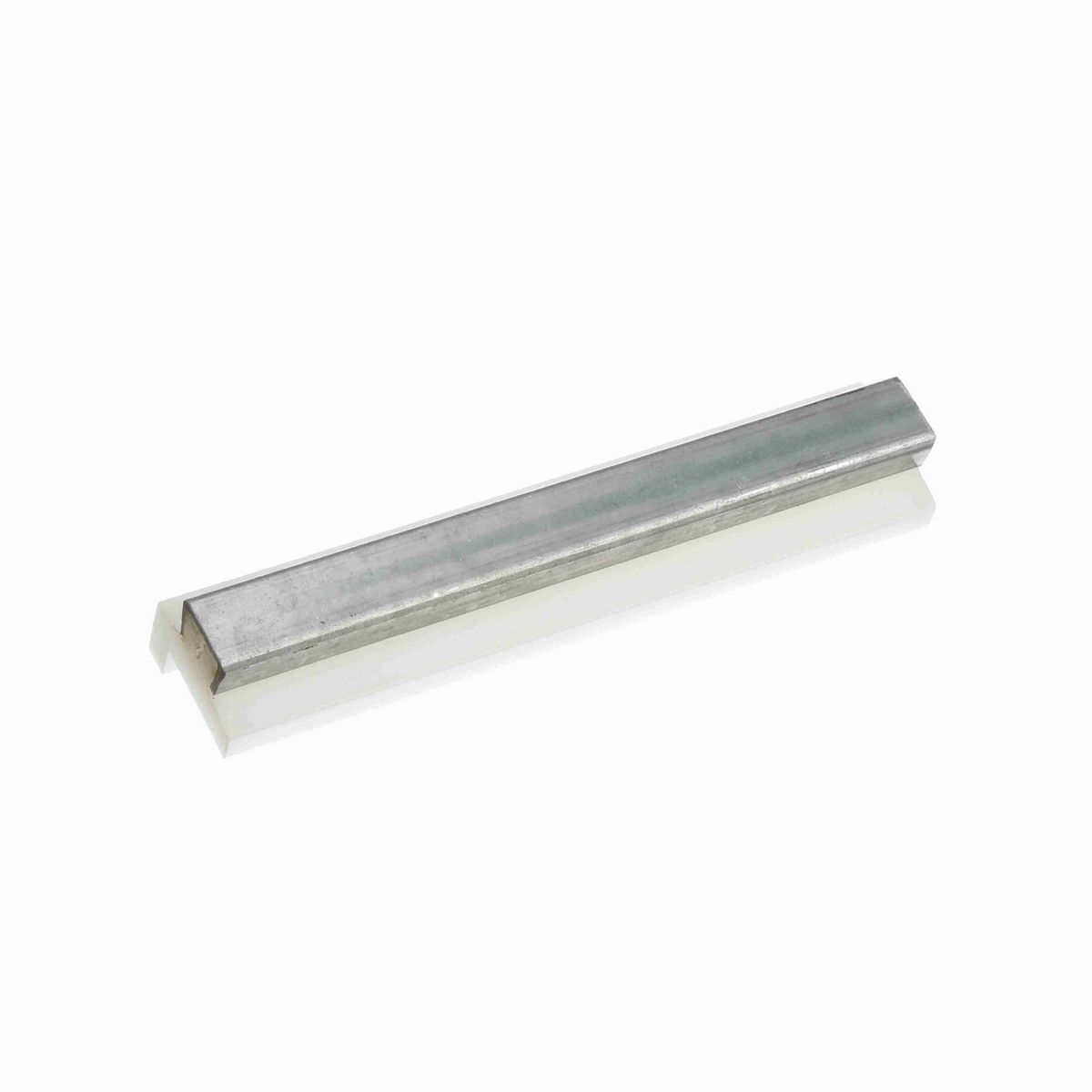 System Plast Modified Tee Guide Rail: 1.25"W X 1.21"H X 240"L White UHMW-PE - VG-GSLT-1.0X.38-20