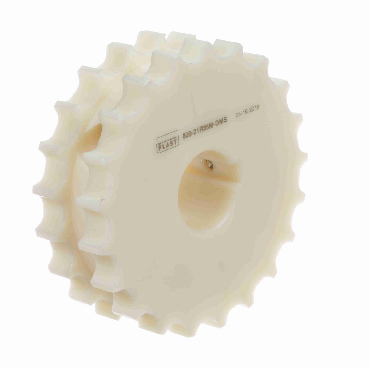 System Plast 820 Series Split Machined Sprocket with 21 Teeth and a 35mm Round Shaft-Ready Bore - 820-21R35M-DMS