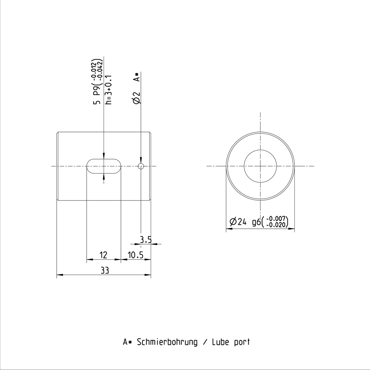 Одинарная цилиндрическая гайка Bosch Rexroth ZEM-E-S 12X10RX2-2 [R153249022]