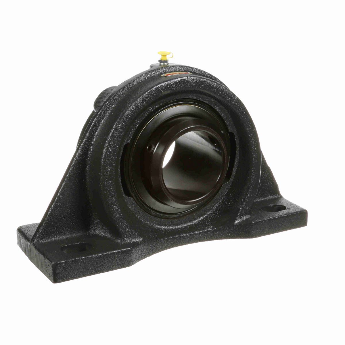 Sealmaster Mounted Cast Iron Four Bolt Pillow Block Ball Bearing - 52100 Bearing Steel, Black Oxided - Double Setscrew Lock - MSFPD-47