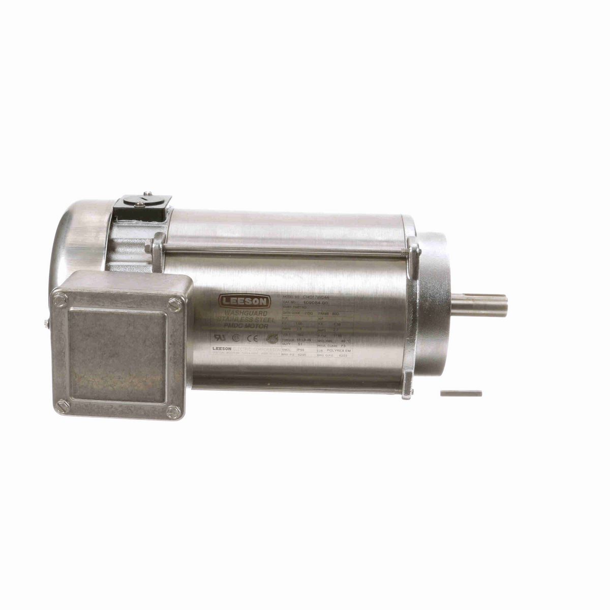 LEESON Premium Duck™ Washdown Motor, 180 V, 1750 RPM, 80D Frame - 109084.00
