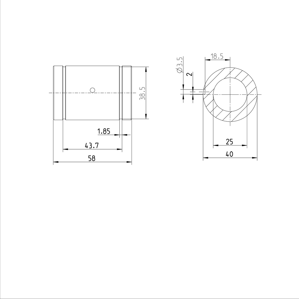 Суперлинейная втулка Bosch Rexroth KBSH-25-D [R073012540]