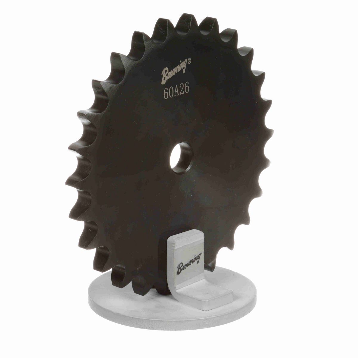 Browning Steel Minimum Plain Bore Roller Chain Sprocket - 60A26