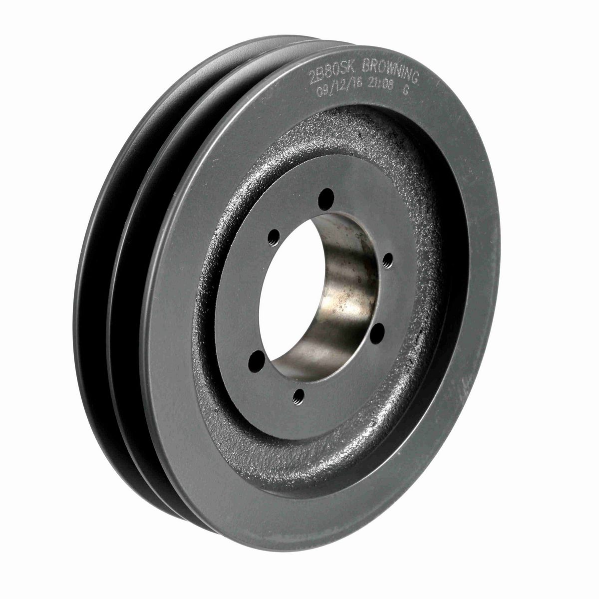 Browning 2 Groove Cast Iron Bushed Bore Multiple Sheave - 2B80SK