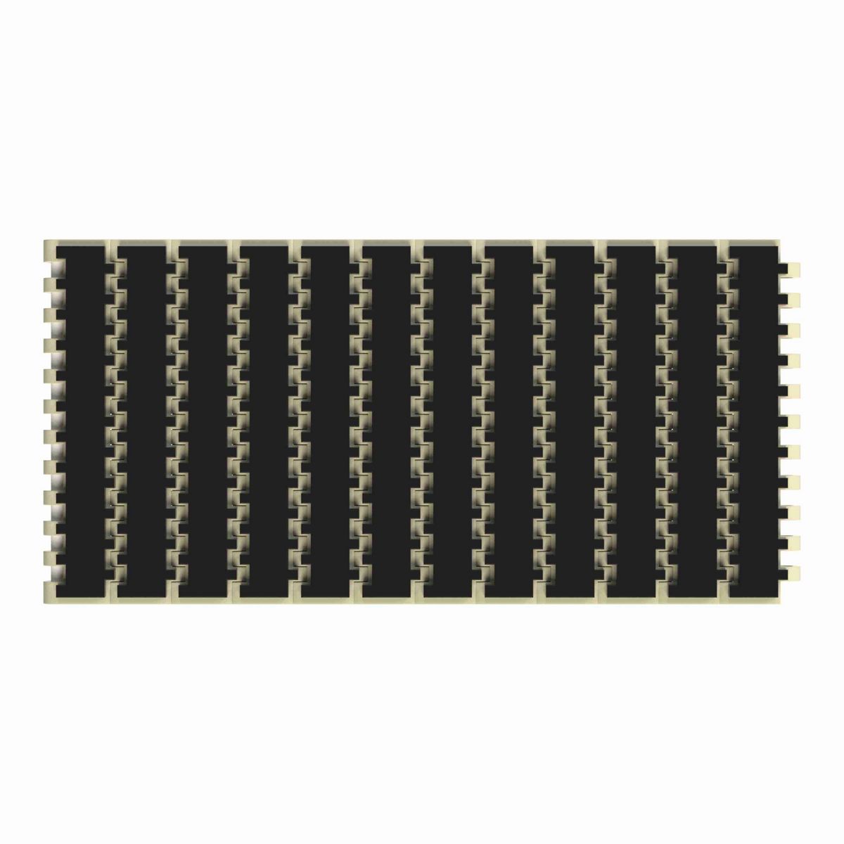 Rexnord 7705 SuperGrip™ Straight Running SuperGrip™, Material: Beige High Temperature, Width: 6in, Pitch: 1in - 81447672