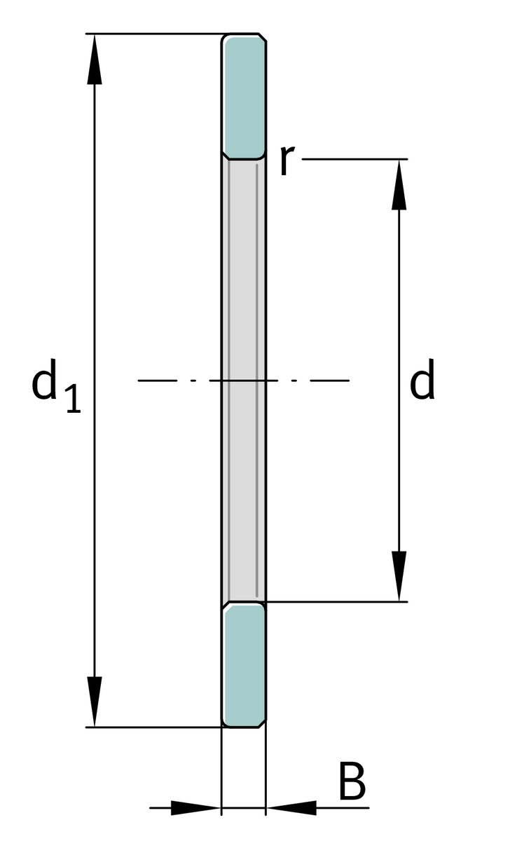 Тугое кольцо INA WS89432